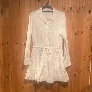 New REFORMATION Moira long sleeve mini dress